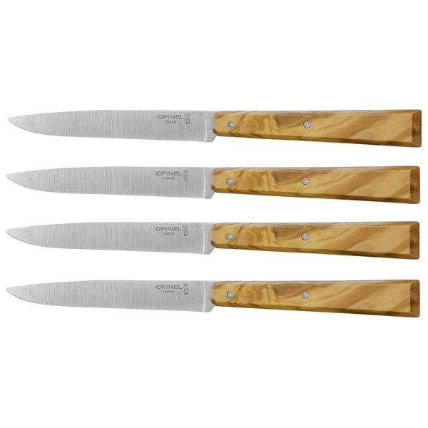 Opinel set coltello da tavola No. 125 Bon Appetit Ulivo