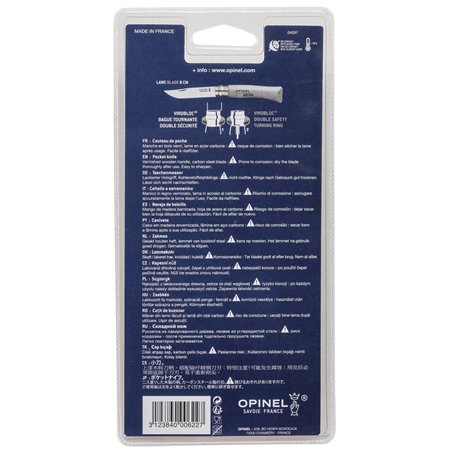 Opinel Taschenmesser No. 07 lama carbone con manico in legno