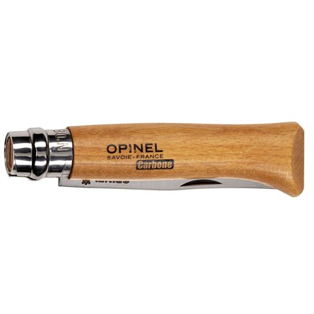 Opinel coltellino No. 08 in scat. legno custodia pelle sint.