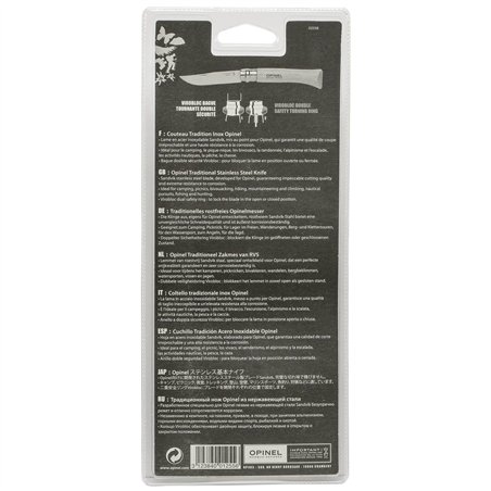 Opinel coltellino No. 10 lama inox con manico in legno