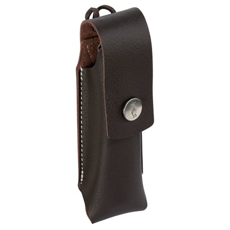 Opinel coltellino No. 08 con custodia in pelle sint. blu