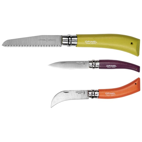 Opinel set giardino 3 pezzi, colorato