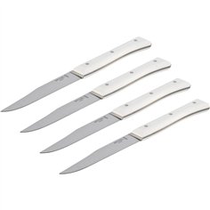 Opinel set coltelli da tavola Facette 4 pezzi bianco 2