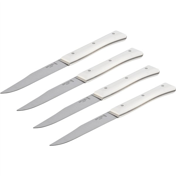 Opinel set coltelli da tavola Facette 4 pezzi bianco