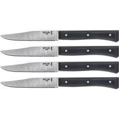 Opinel set coltelli da tavola Facette 4 pezzi, ardesia