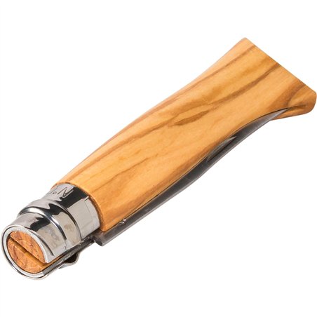 Opinel coltello tascabile No.08 legno di ulivo