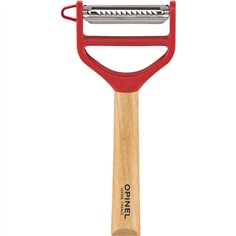 Opinel pelapatate T-Duo di legno rosso