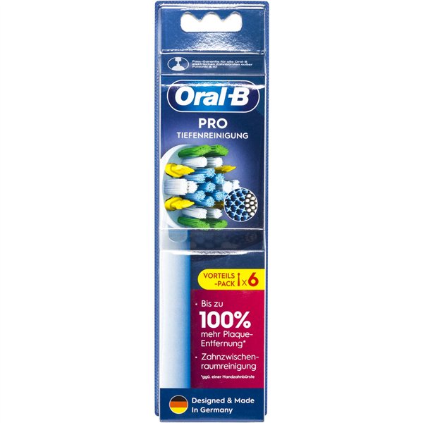 Oral-B testine di ricambio Pro pulizia profonda        6 pz