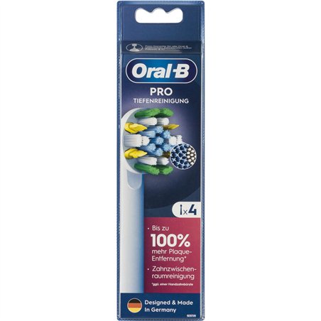 Oral-B testine di ricambio Pro pulizia profonda 4pz