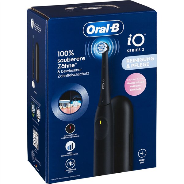 Oral-B iO Series 2 Night Black con custodia da viaggio