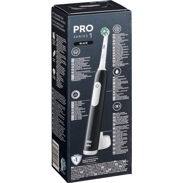Oral-B Pro 1 Cross Action nero