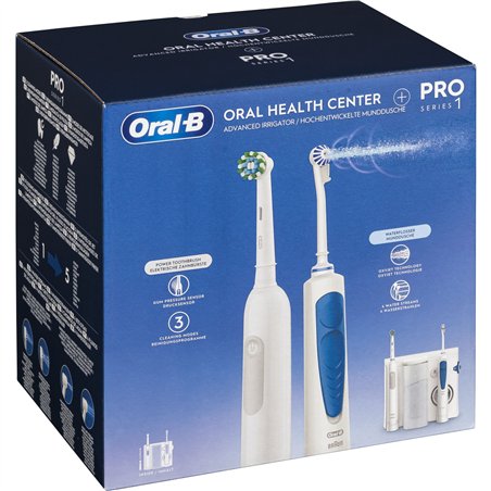 Oral-B Center OxyJet Idropulsore + Oral-B Pro 1