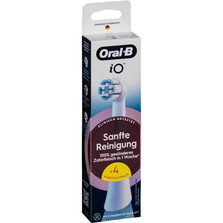 Oral-B iO testine di ricambio pulizia delicata 4pz