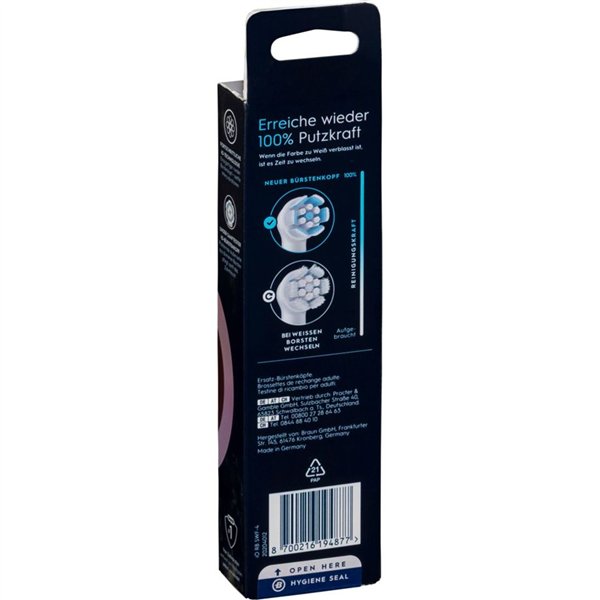 Oral-B iO testine di ricambio pulizia delicata 4pz