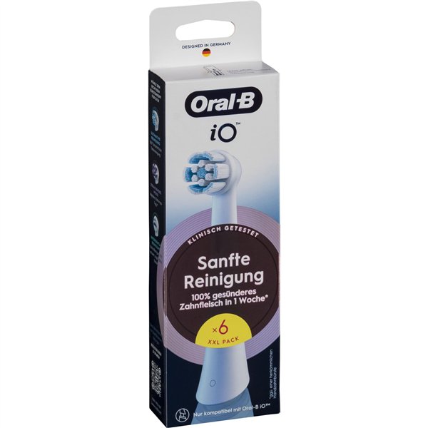 Oral-B iO testine di ricambio pulizia delicata 6pz