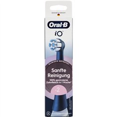 Oral-B iO Toothbrush Heads Gentle Cleaning 2 pcs black