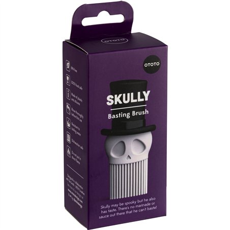 OTOTO Skull Brush pennello da cucina, silicone
