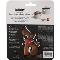 OTOTO Buddy marrone porta cucchiaio e solleva coper. 2