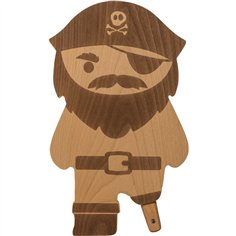 OTOTO Pirate Board tagliere con coltello