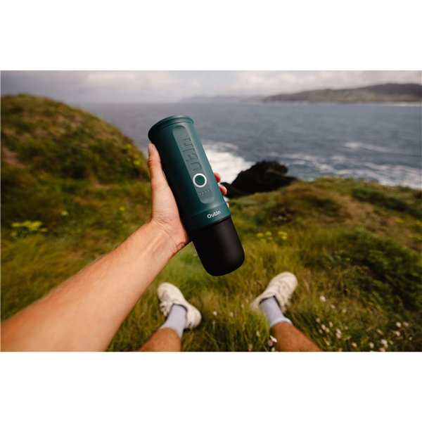 OutIn Nano macchina da caffè espresso, verde blu