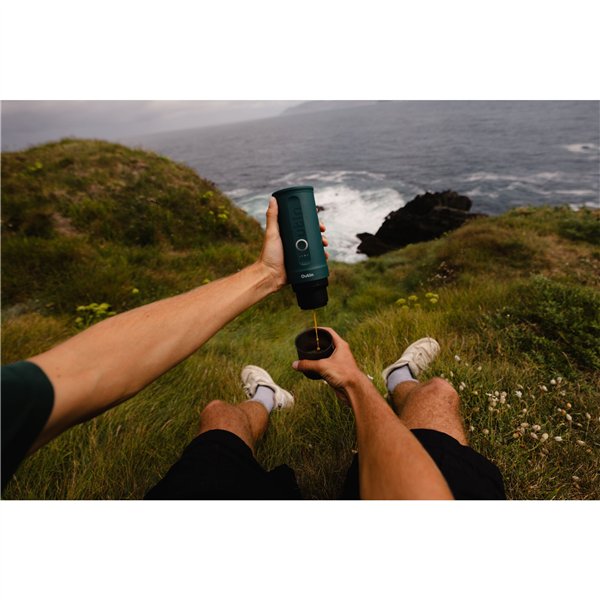 OutIn Nano macchina da caffè espresso, verde blu