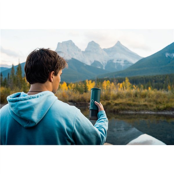 OutIn Nano macchina da caffè espresso, verde blu