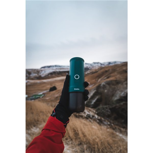 OutIn Nano macchina da caffè espresso, verde blu