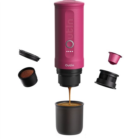 OutIn Nano macchina da caffè espresso, rosa
