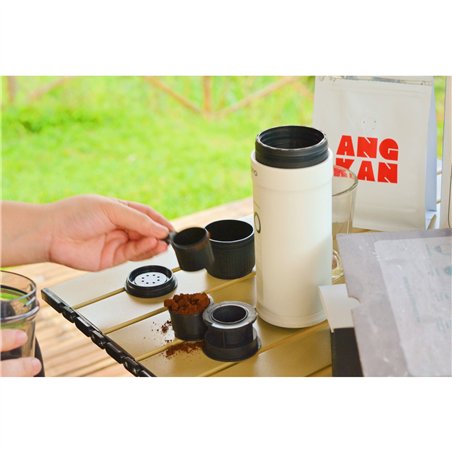 OutIn Nano macchina da caffè espresso, bianco