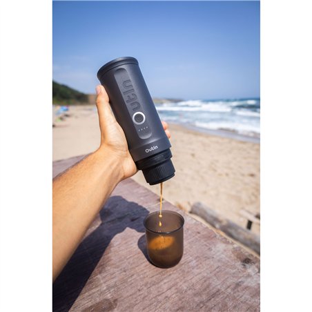 OutIn Nano macchina da caffè espresso, Space Grey set viaggio