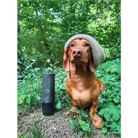 OutIn Nano macchina da caffè espresso, Space Grey set viaggio