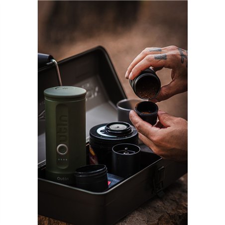 OutIn Nano macchina da caffè espresso, verde set da viaggio