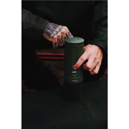OutIn Nano macchina da caffè espresso, verde set da viaggio