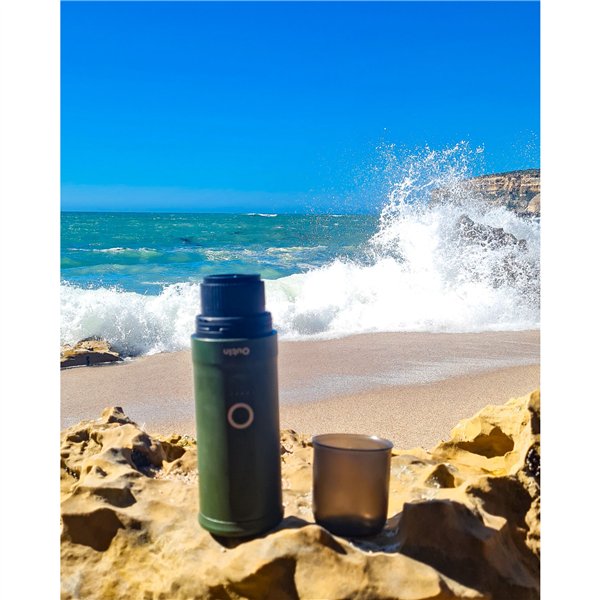 OutIn Nano macchina da caffè espresso, verde set da viaggio