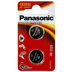 1x2 Panasonic CR 2032 Lithium Power