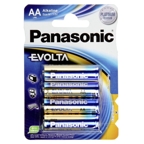 1x4 Panasonic Evolta LR 6 Mignon AA