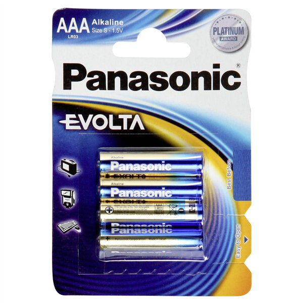 1x4 Panasonic Evolta LR 03 Micro AAA