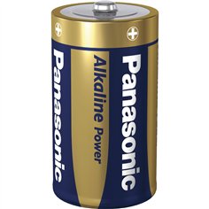 1x2 Panasonic Alkaline Power Mono D LR 20 2