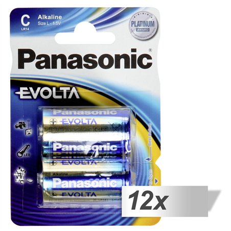 12x2 Panasonic Evolta Baby C LR 14                LR14EGE/2BP