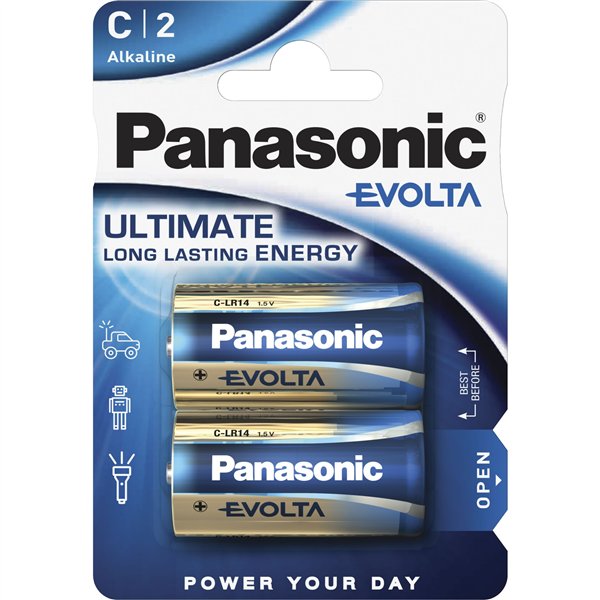 12x2 Panasonic Evolta Baby C LR 14                LR14EGE/2BP