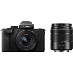 Panasonic Lumix DC-G100D nero + H-FS 12-32 + H-FS 45-150 E