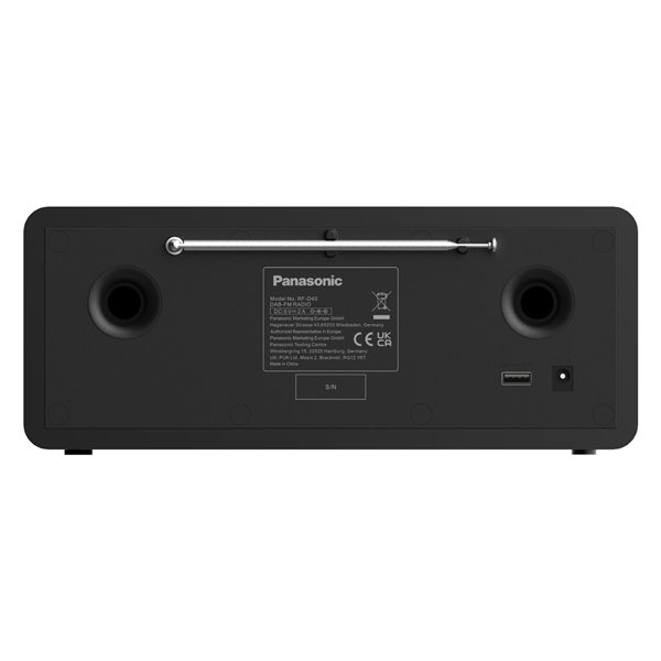 Panasonic RF-D40EG-K nero