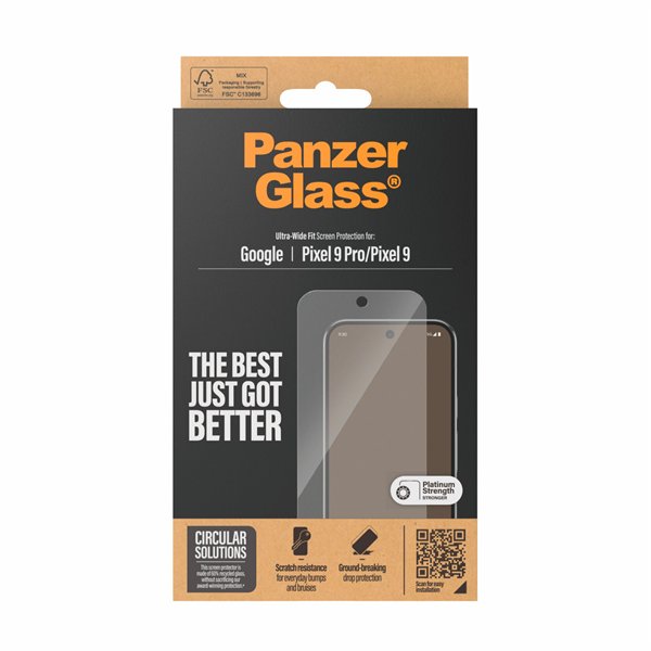 PanzerGlass protezione schermo Google Pixel 9 / 9 Pro UWF