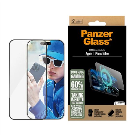 PanzerGlass Gaming protezione schermo iPhone 16 Pro UWF
