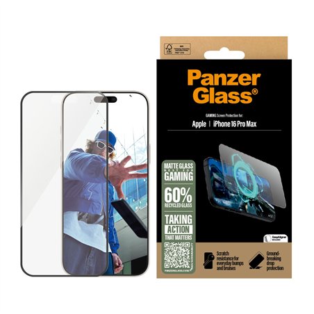 PanzerGlass Gaming protezione schermo iPhone 16 Pro Max UWF