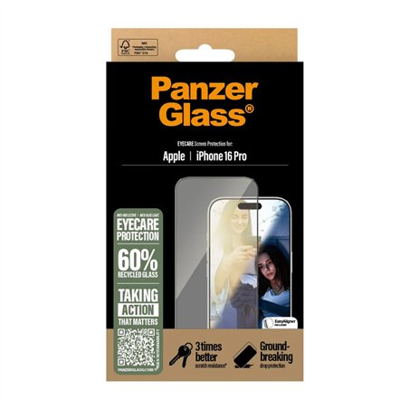 PanzerGlass EyeCare protezione schermo iPhone 16 Pro UWF