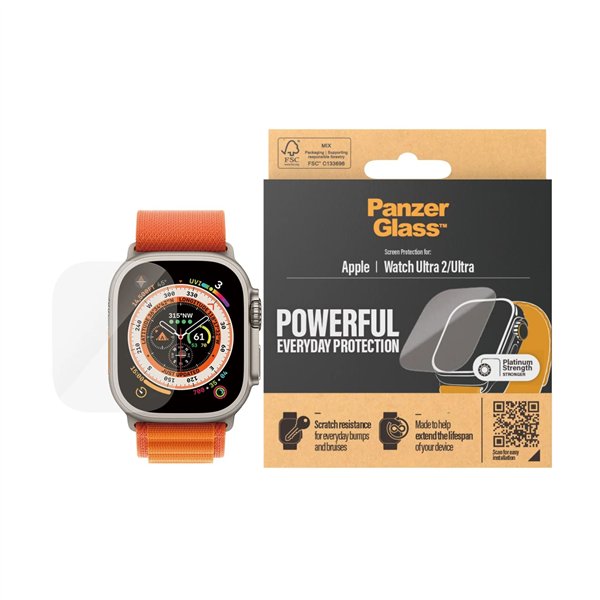 PanzerGlass protezione schermo Apple Watch Ultra 2 Ultra 49 mm