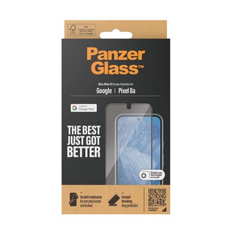 PanzerGlass protezione schermo w nero Fr Google Pixel 8a UWF
