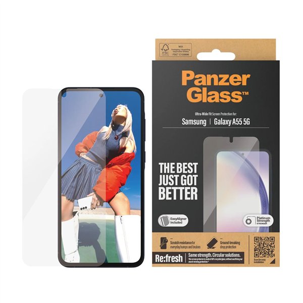 PanzerGlass protezione schermo Samsung Galaxy A55 5G UWF