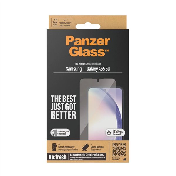 PanzerGlass protezione schermo Samsung Galaxy A55 5G UWF